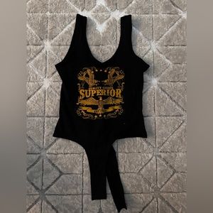 Windsor graphic tank bodysuit